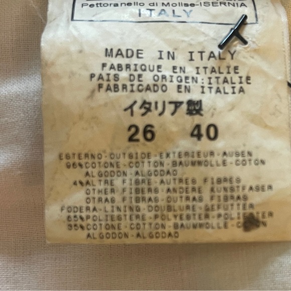 Vintage Versace Jeans Signature Gold Print Pants - Picture 6 of 6